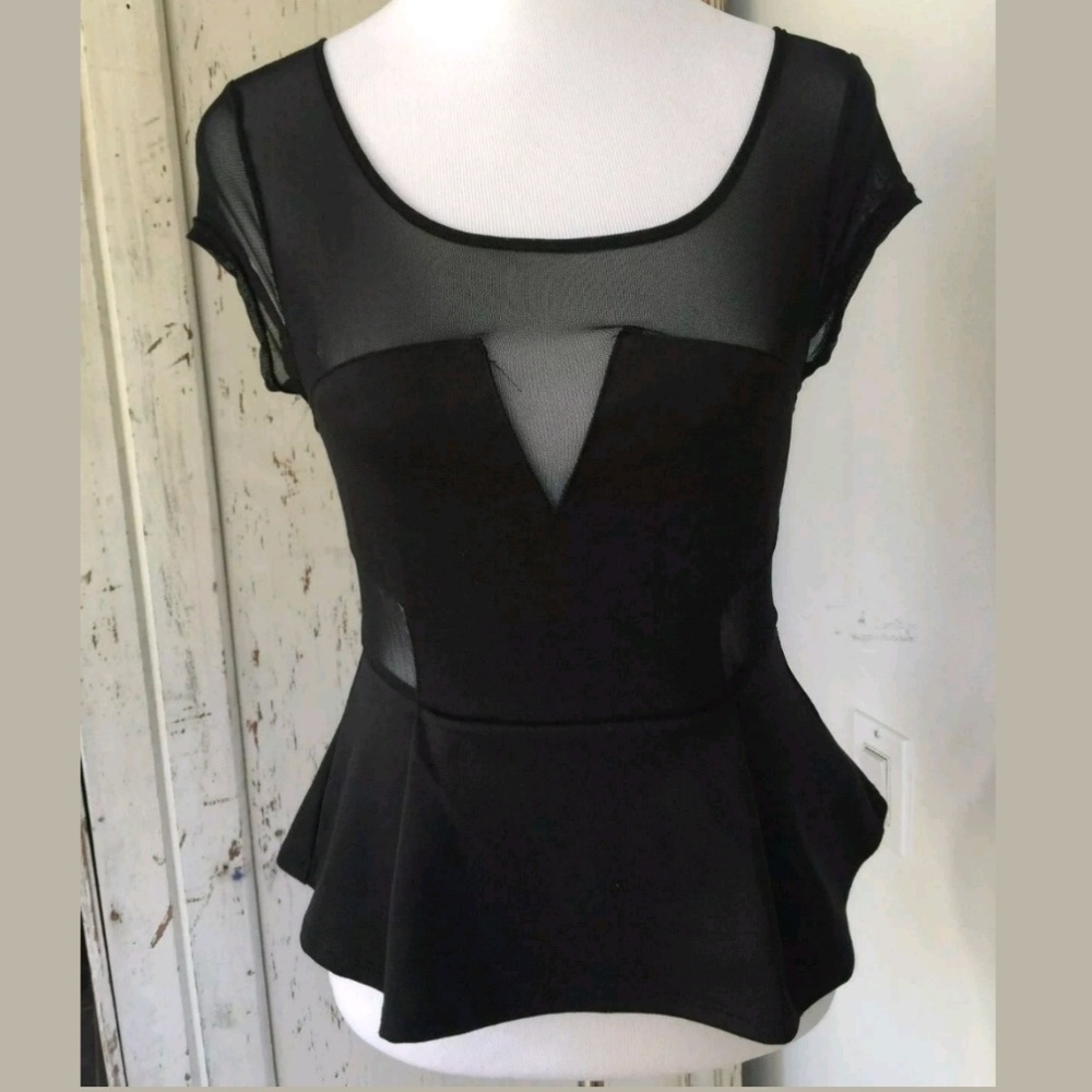 ✨ Urban Outfitters Black Mesh Top! ✨